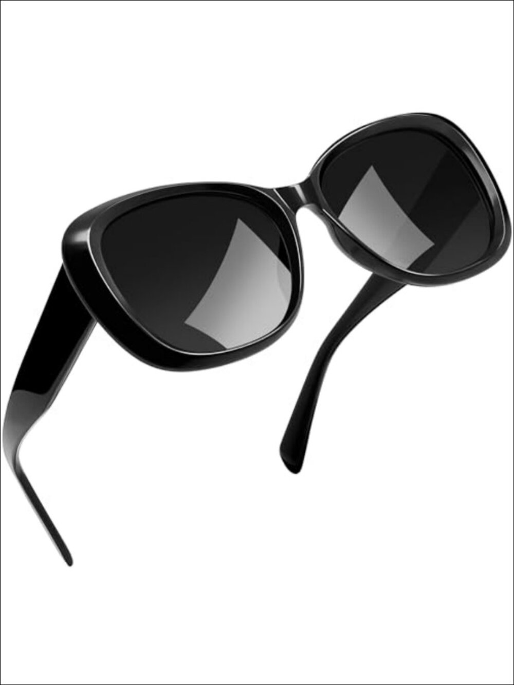 Oversized Butterfly Polarized UV400 Sunglasses Acetate Arms TR90 Full Frame